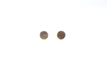 Round Gold Druzy Stud No. 1