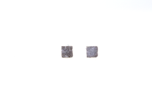 Square Studs Solo Silver