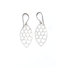 Finny Silver Marquis Scale Earrings