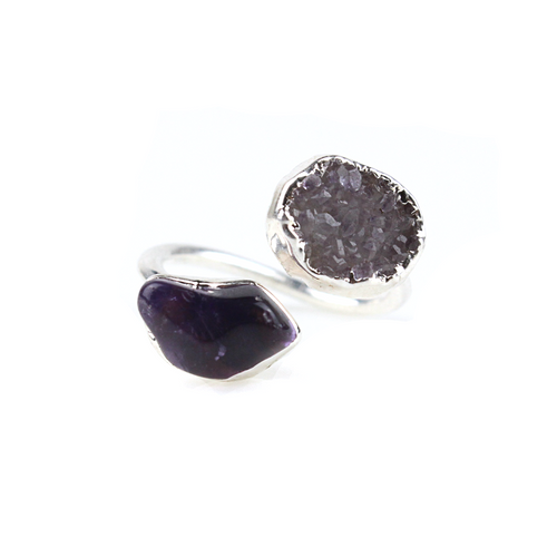 Multi Stone Silver Ring No. 1