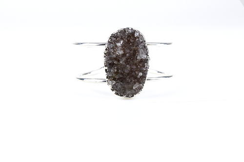 Druzy Double Bar Bracelet