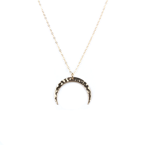 Luna Gold Crescent Moon Necklace